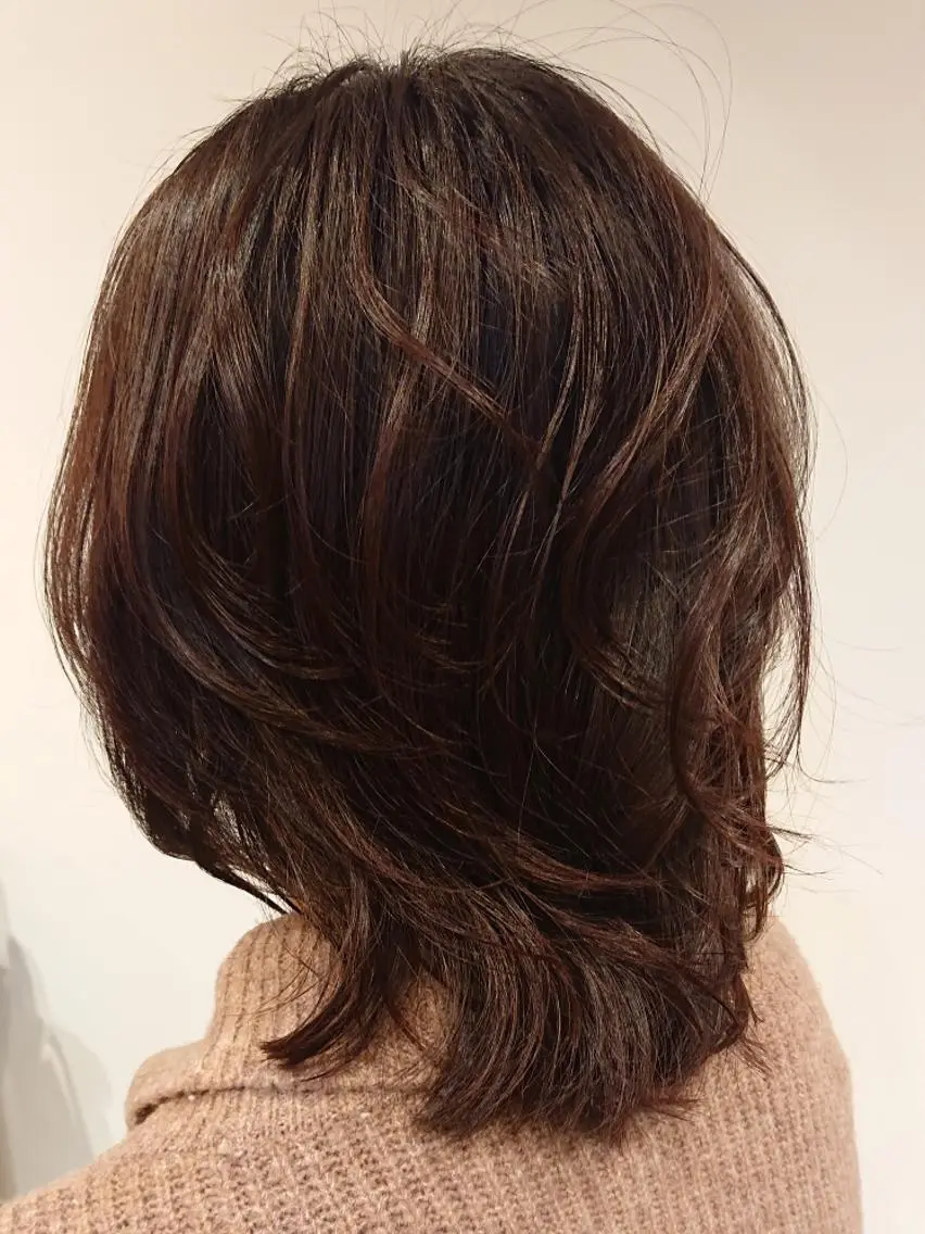 ミディアム カラー 真光 龍治のヘアスタイル