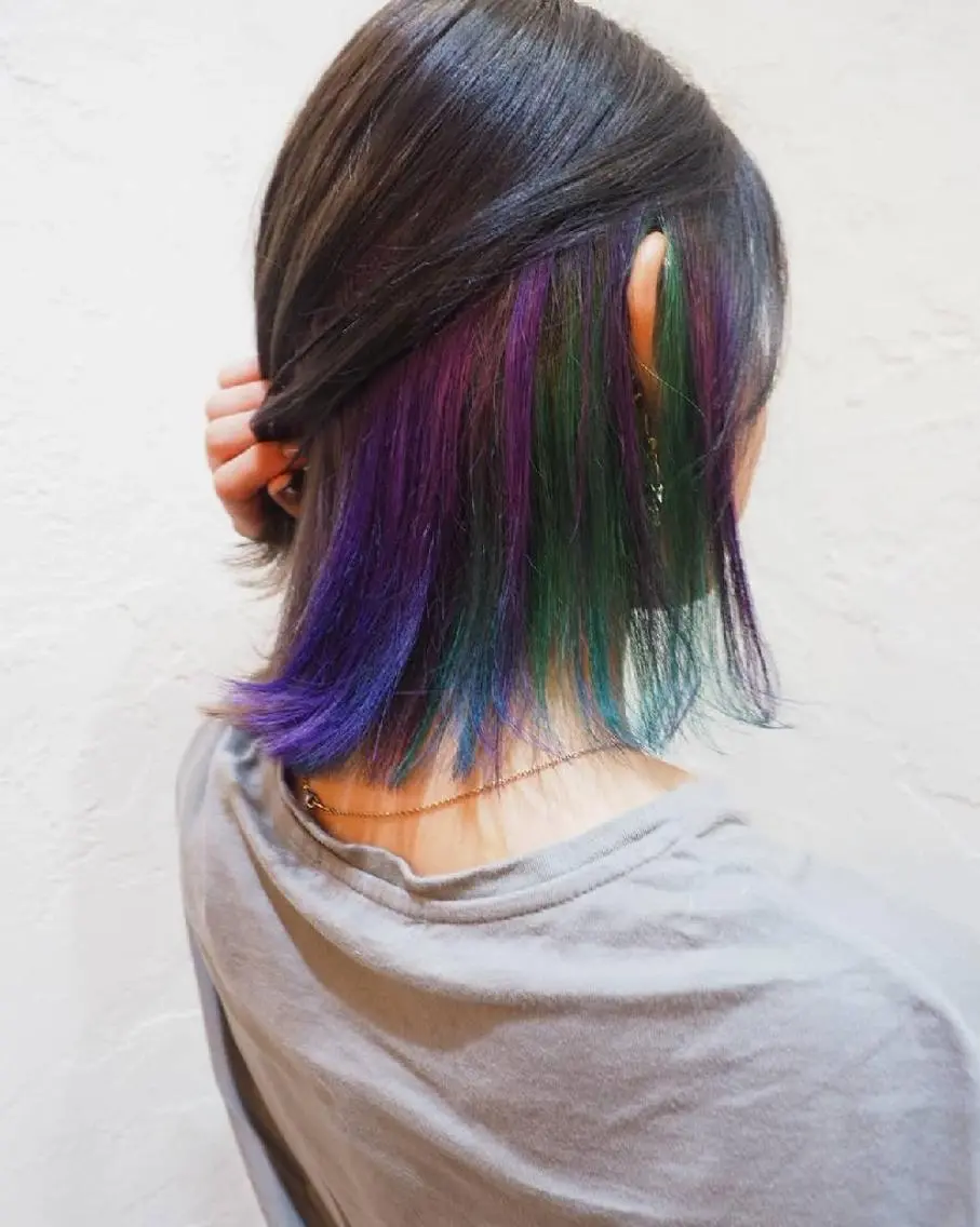 セミロング キノシタ ナオユキのヘアスタイル