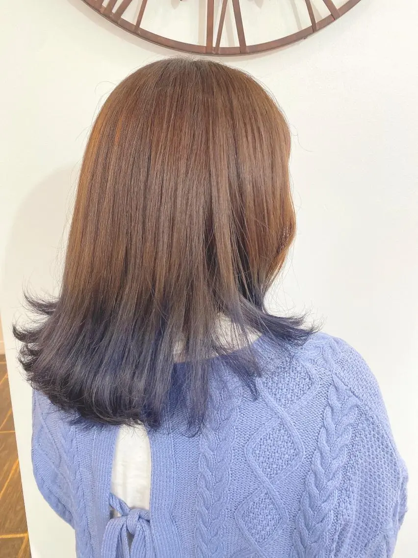 ミディアム カラー ブリーチ パーマモデル募集中 渥美翔人のヘアスタイル