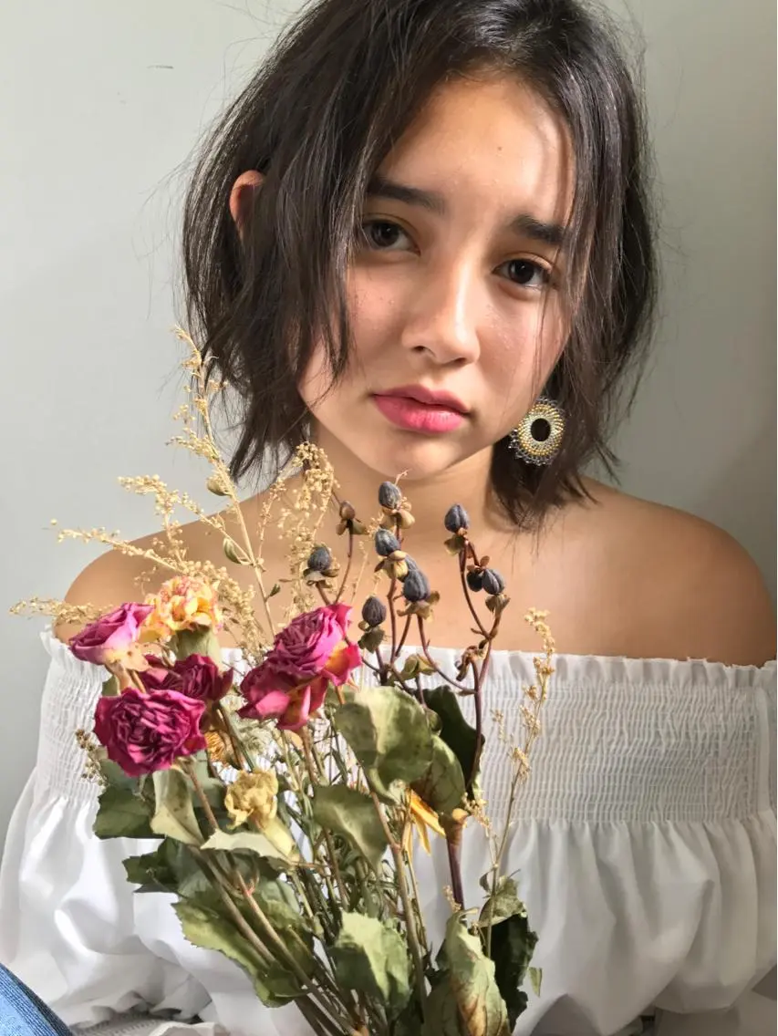 ショート カラー アッシュ ダークアッシュ 上條 航平のヘアスタイル