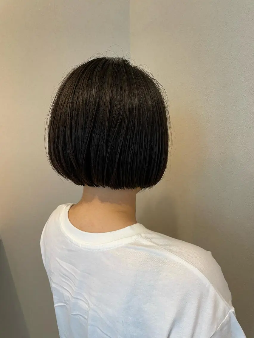 ショート ボブ ショート✨顔まわり マツモト ショウゴのヘアスタイル