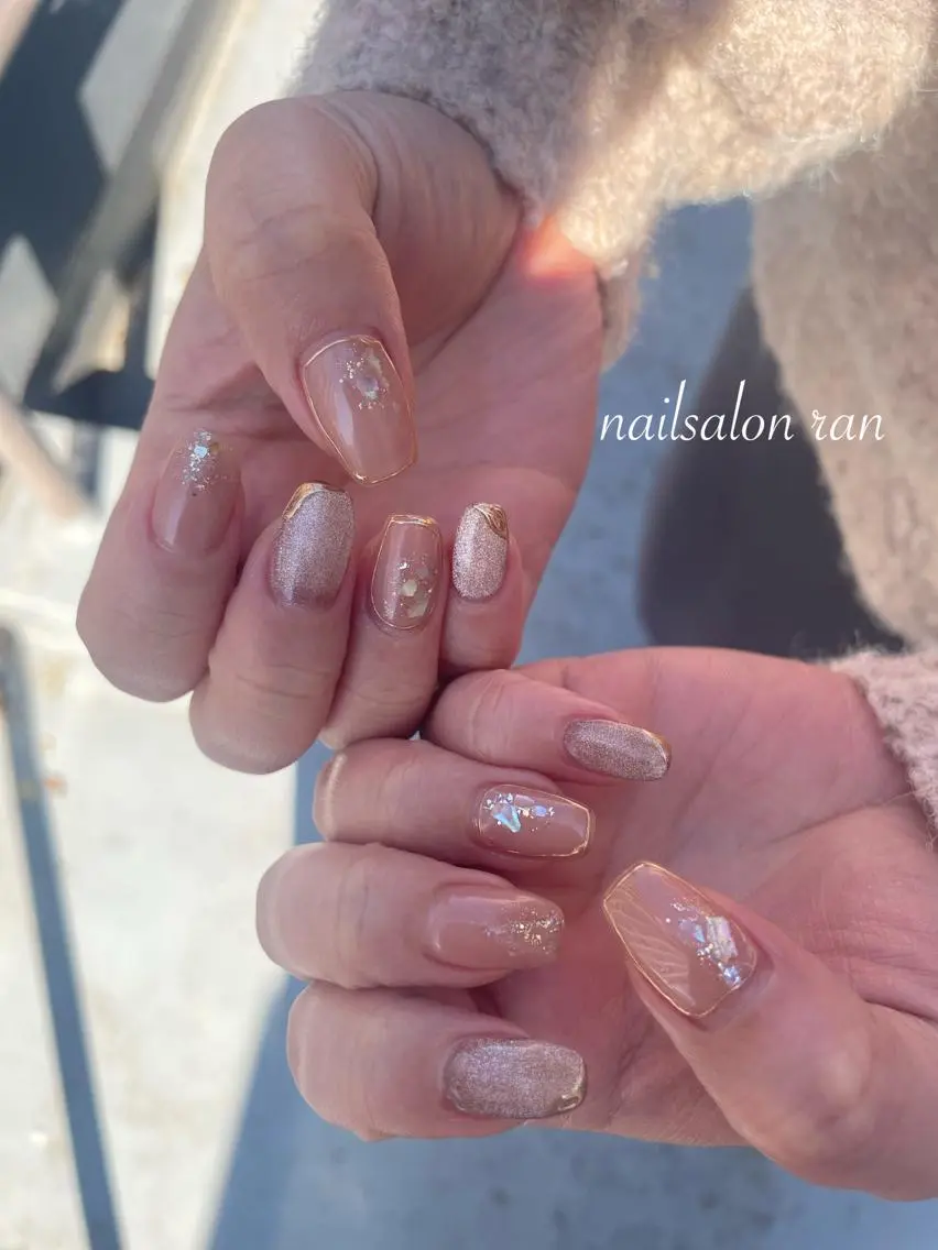 ネイル 持ち込み nailsalon ranのネイルデザイン