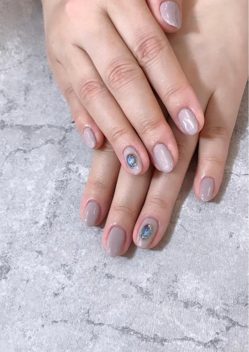 ネイル マグネットネイル ワンカラーネイル ハンドネイル FASTNAIL PLUS 新宿店のネイルデザイン