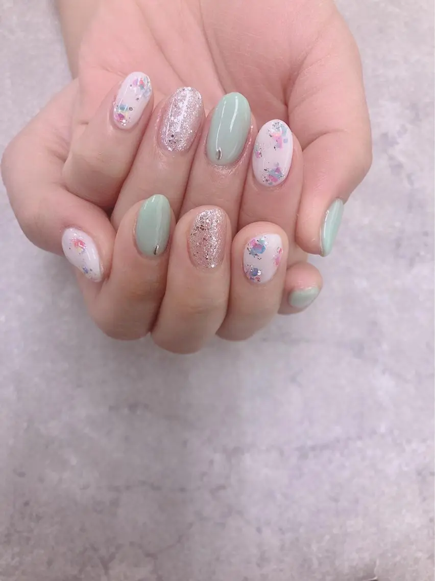 ネイル ニュアンスネイル ワンカラーネイル FASTNAIL PLUS 新宿店のネイルデザイン
