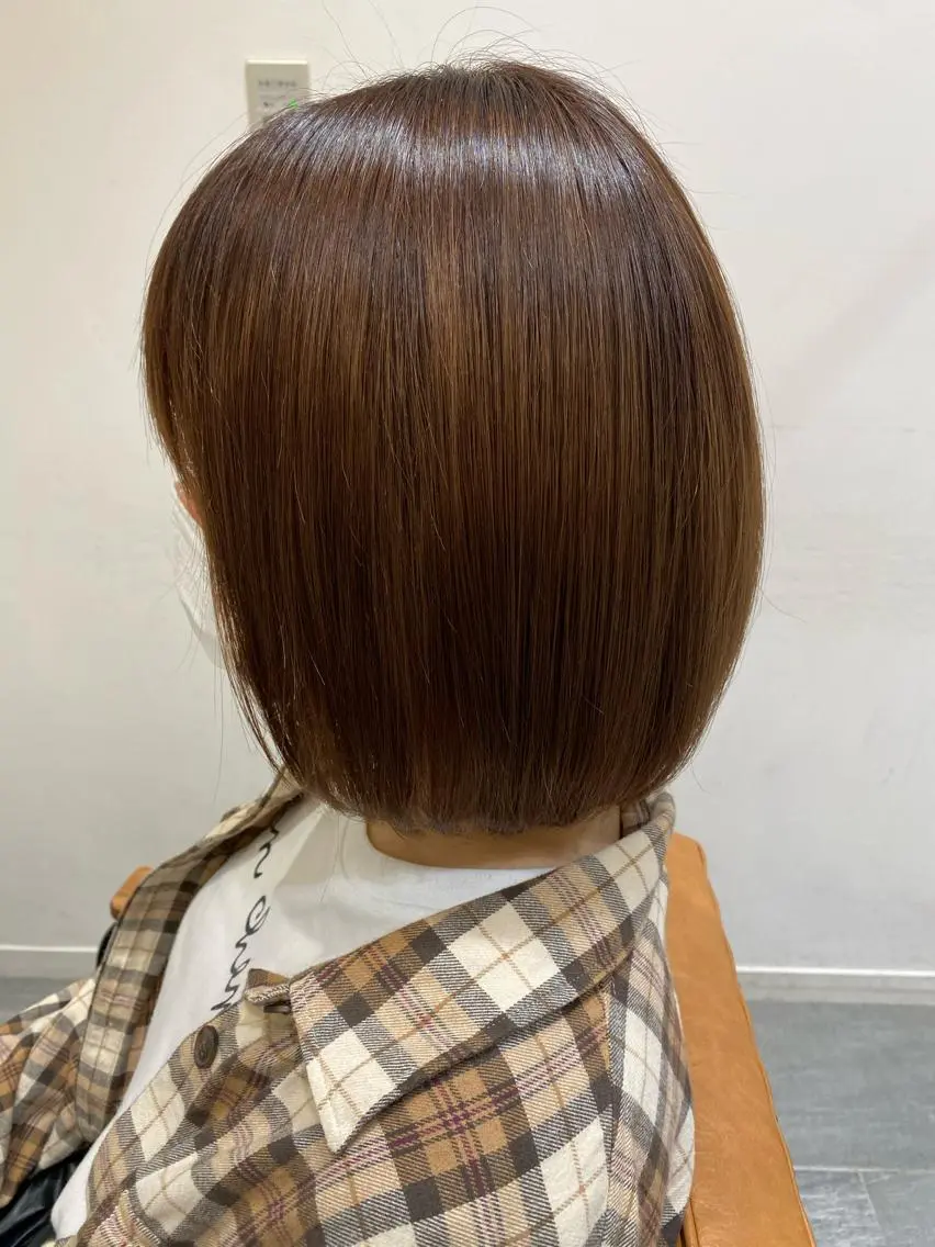 ショート ヘアアレンジ カット ヘアカラー コテ巻き風パーマ✨ かつみのヘアスタイル
