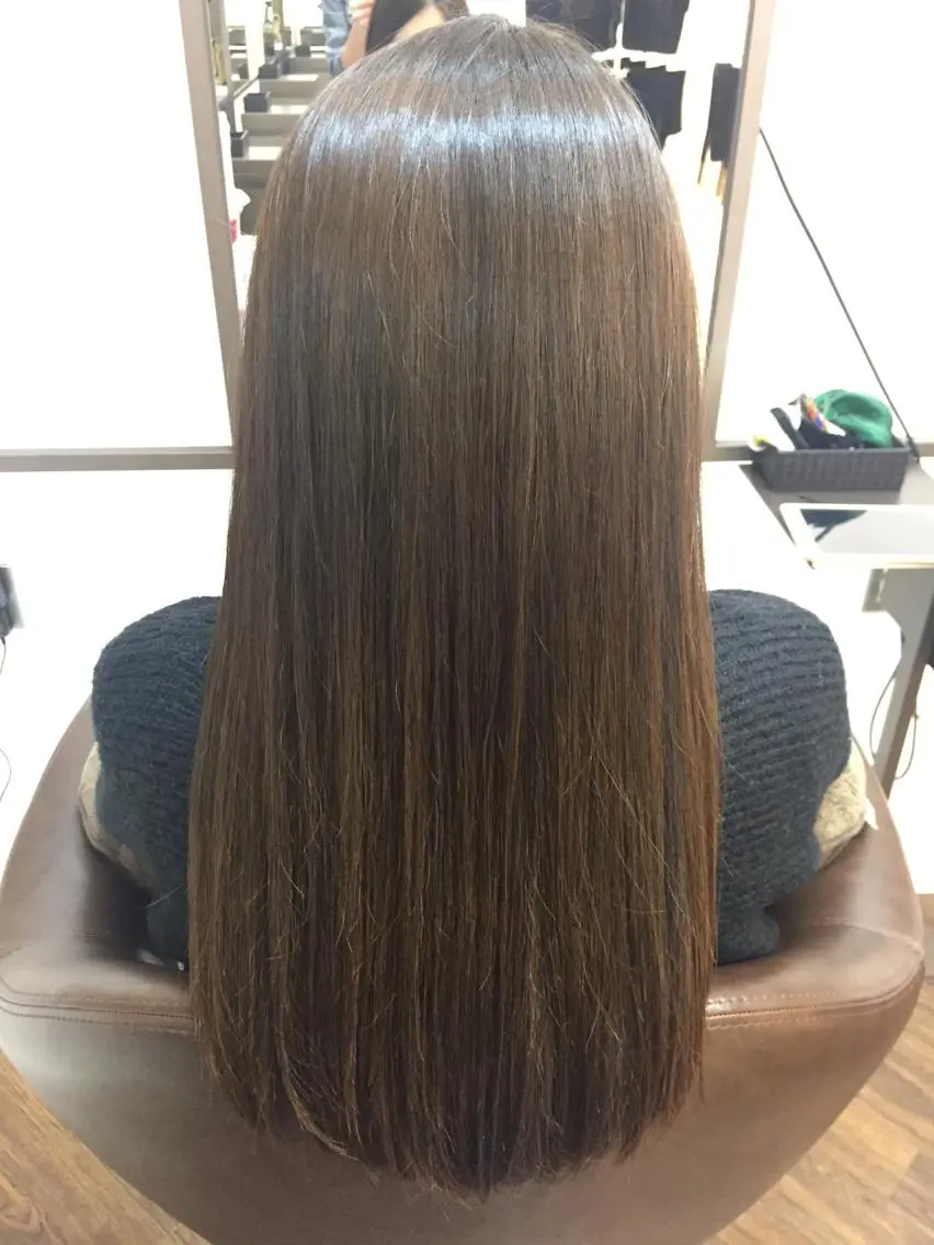 ロング カラー 杉本 らなのヘアスタイル