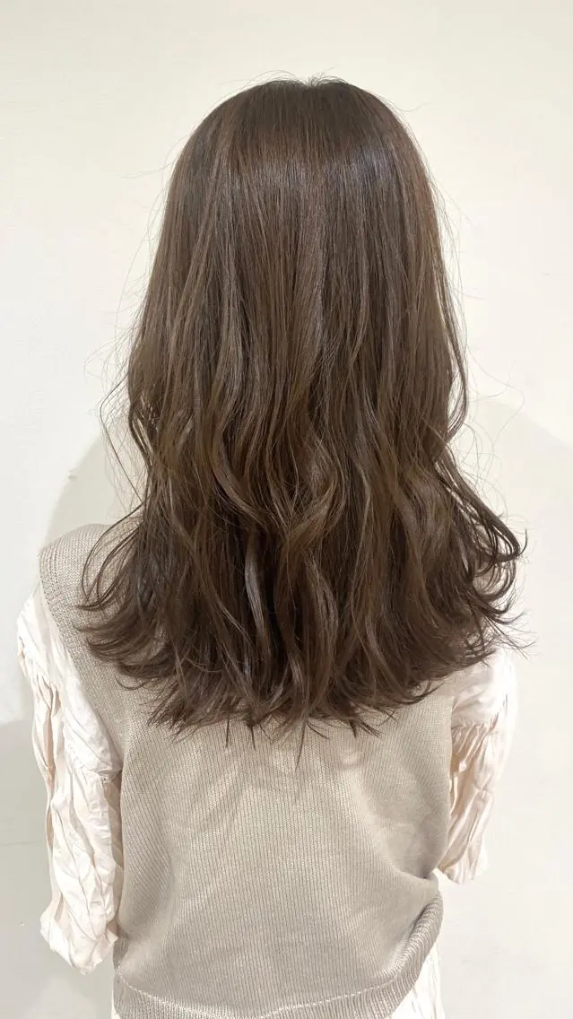 セミロング カラー カット ヘアカラー トリートメント Maison 寺尾拓朗のヘアスタイル