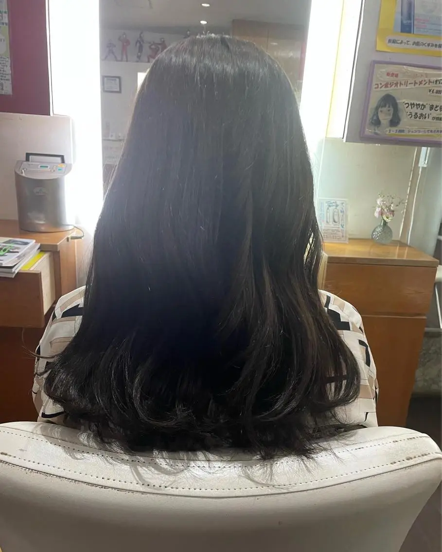 ロング カラー カット ヘアカラー 美容室ARKS 黒田杏奈のヘアスタイル