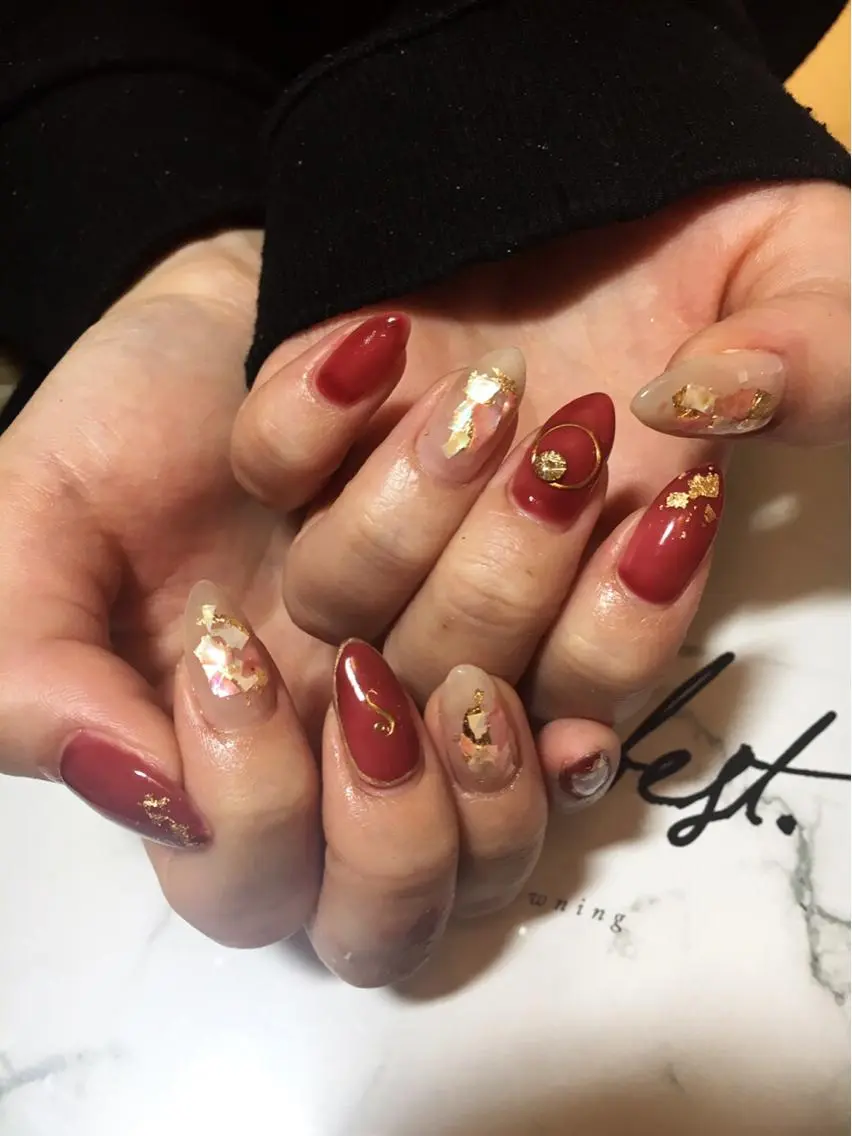 ネイル 持ち込み ハンドネイル LOVE NAIL 💕Sonoのネイルデザイン