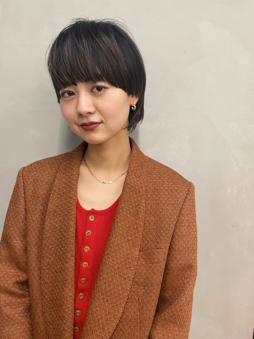 ショート カラー ショートヘア カット ヘアカラー トリートメント センスをお届けします 大谷将生infpのヘアスタイル