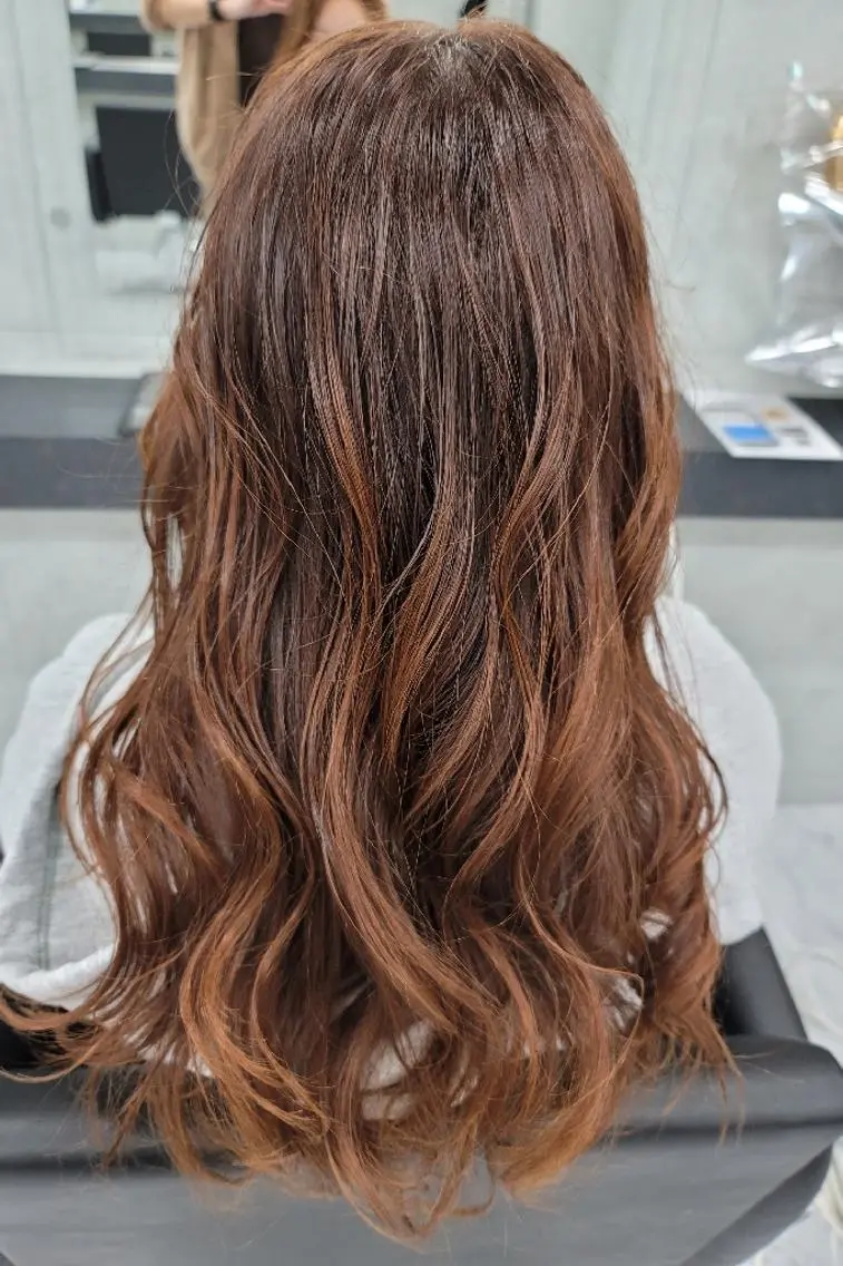 ロング カラー ヘアアレンジ ❇️安達 優心❇️ レイヤー/艶髪特化のヘアスタイル