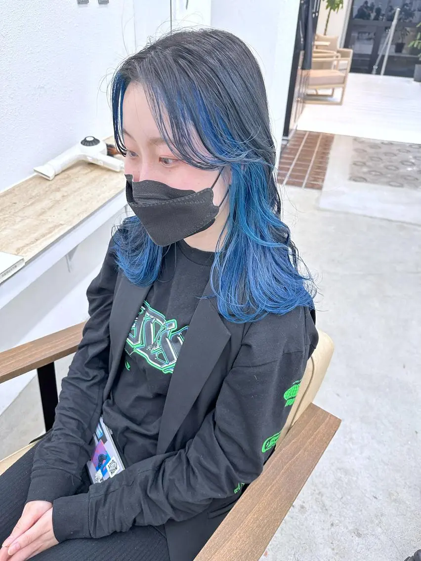 セミロング カラー マンツーマン施術🦋 ayajuのヘアスタイル