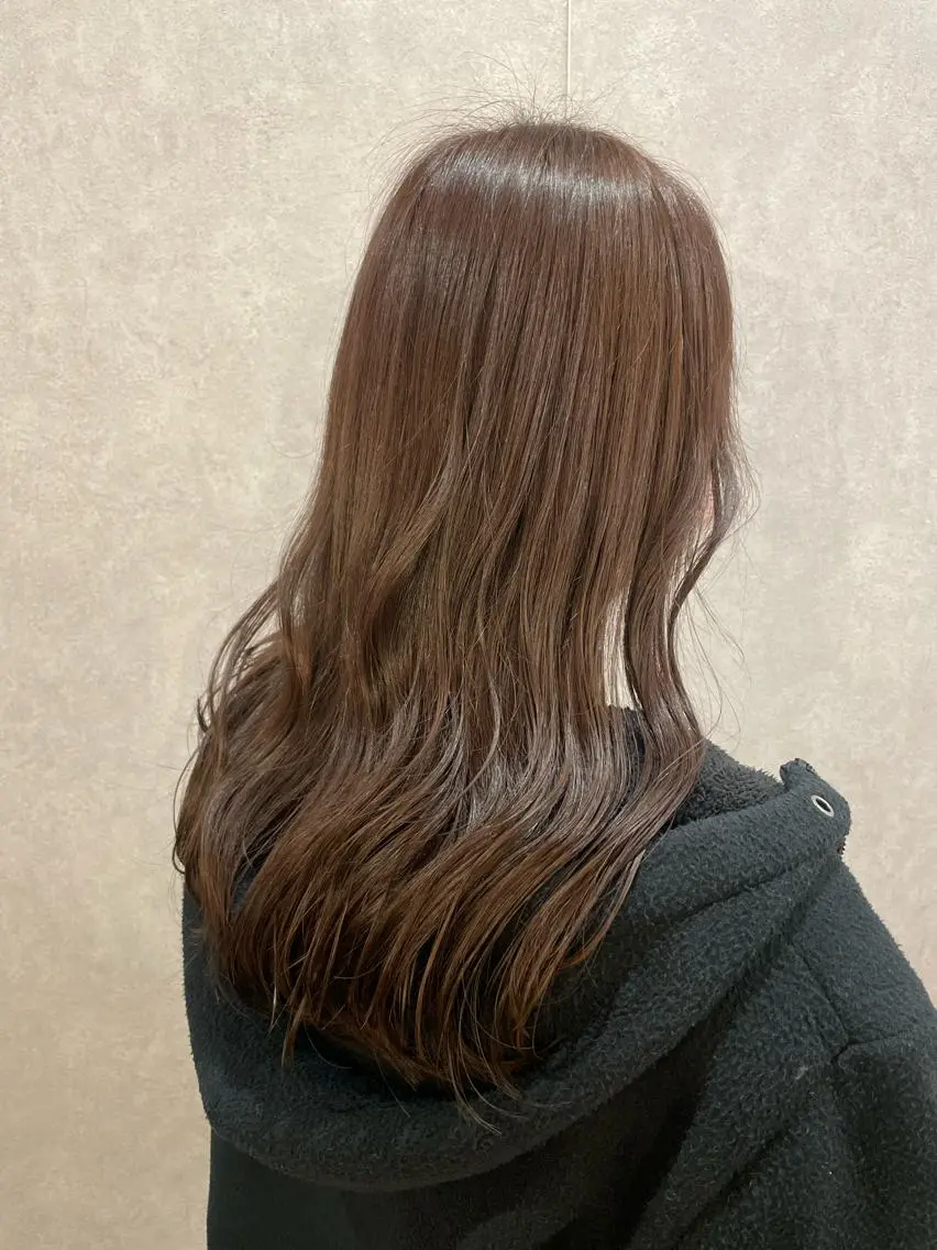 ロング カラー カット ヘアカラー トリートメント ヘアセット ERINA🐸垢抜け ミディアム/レイヤーのヘアスタイル