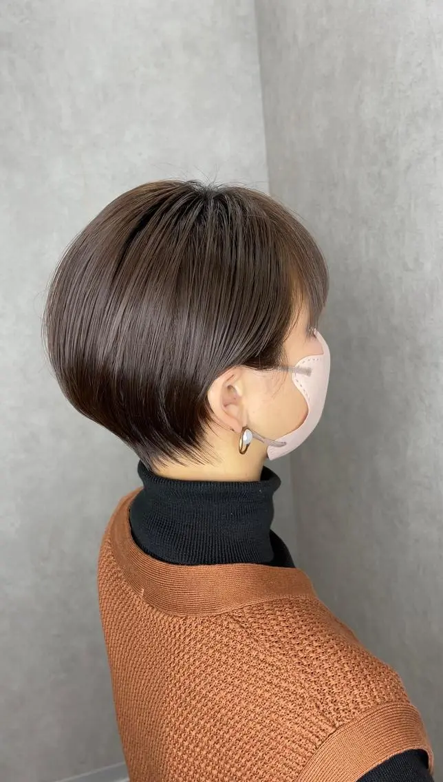 ショート ヘアカラー 杉田 一浩のヘアスタイル