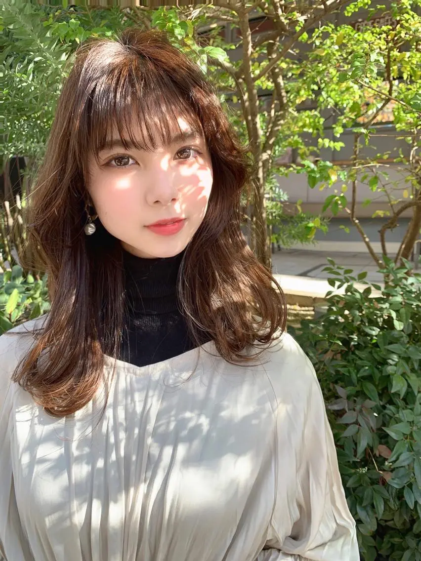 セミロング ♡大人カワイイ hair♡徳井はやとのヘアスタイル