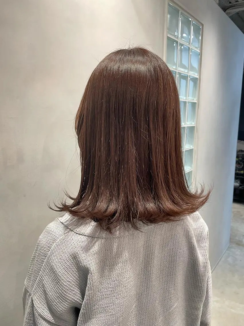 ミディアム カラー 伊藤 まみのヘアスタイル
