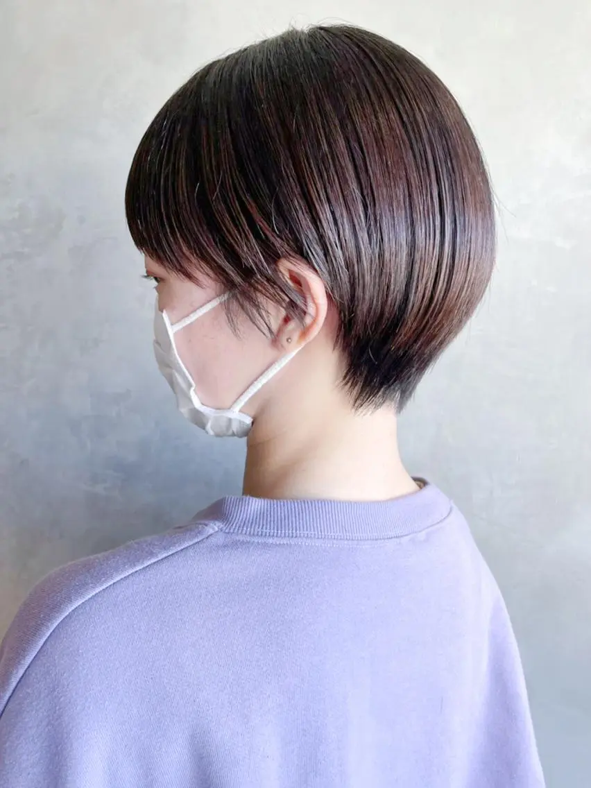 ショート カラー パーマ ヘアアレンジ ショートヘア ITbyALBUM 浦和店のヘアスタイル