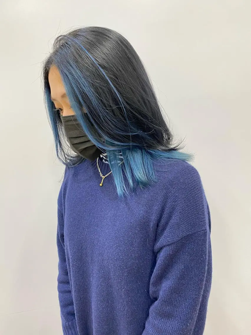 ミディアム ヘアカラー トリートメント stylist トモヤのヘアスタイル