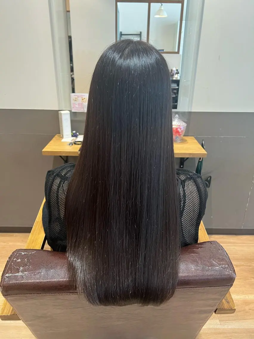 ロング カラー ヘアカラー トリートメント たけだ れなのヘアスタイル