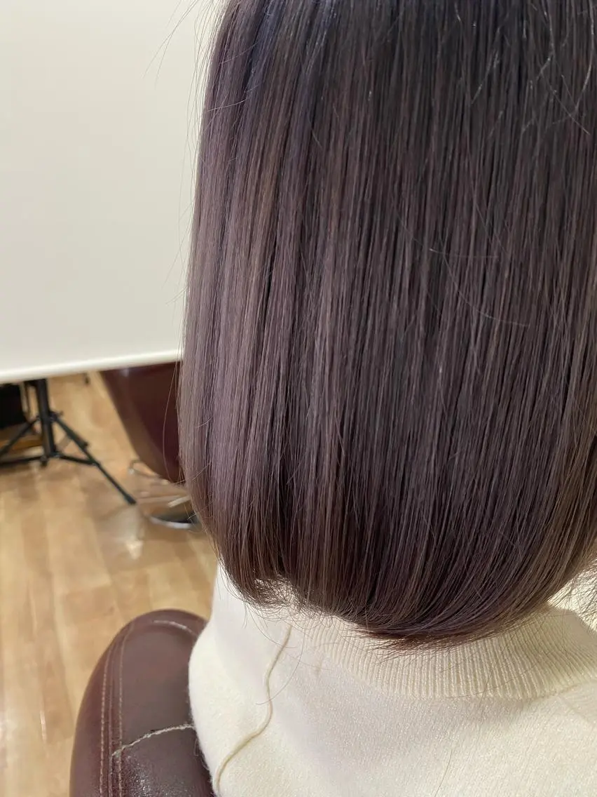 ミディアム カラー ダブルカラー 東田 恋のヘアスタイル
