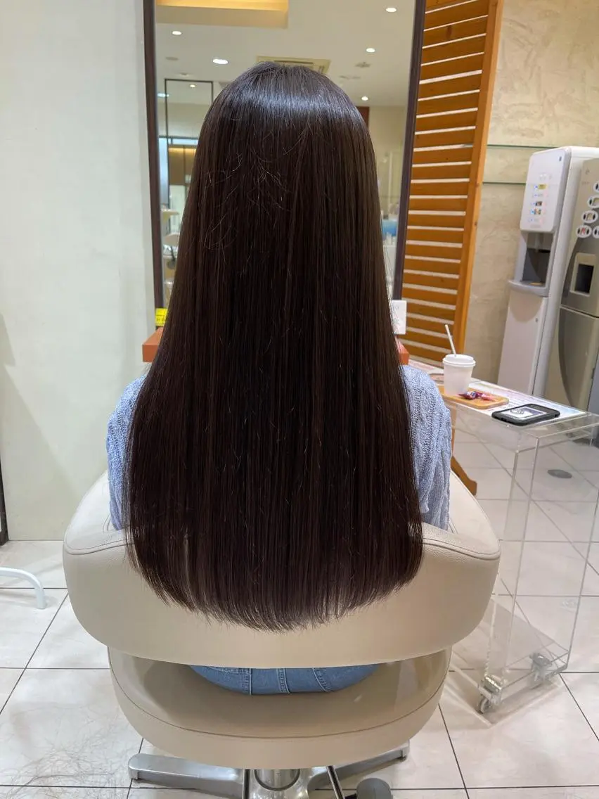 ロング トリートメント カネヒラ リョウスケのヘアスタイル