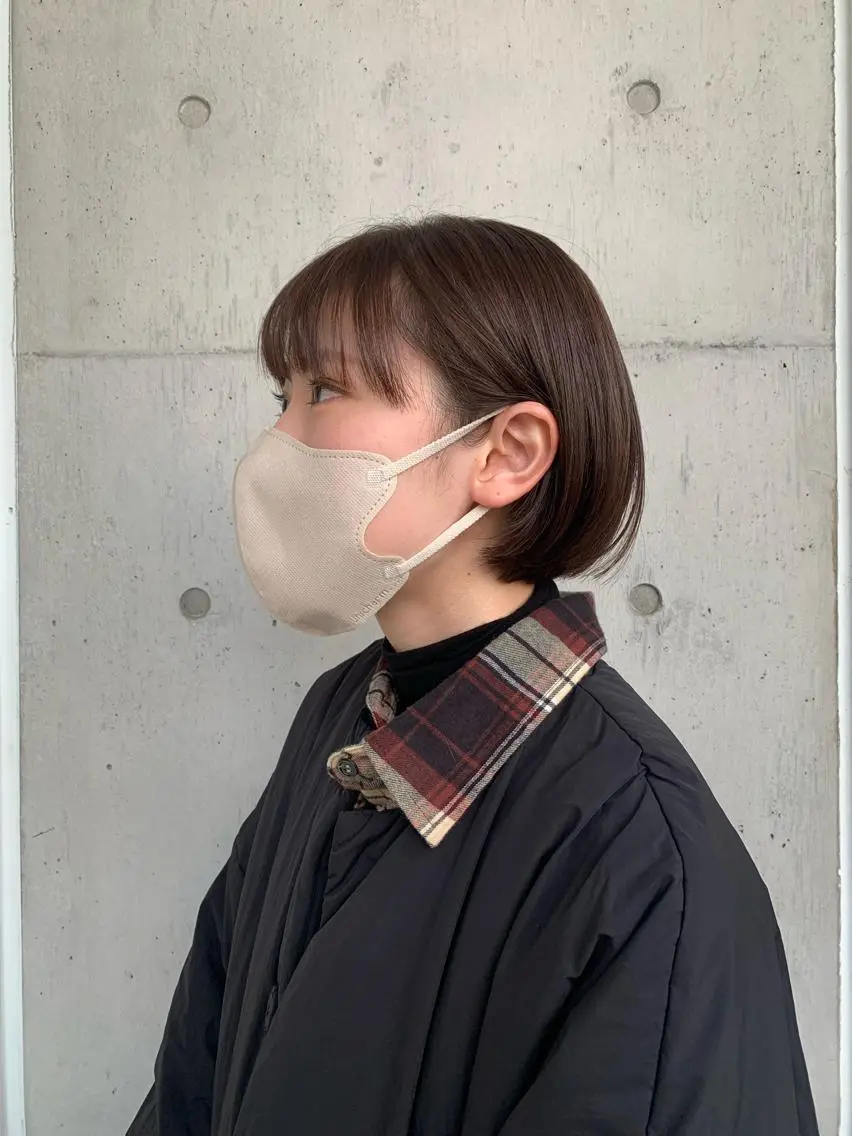 ショート カラー アッシュ ベージュカラー ボブ カット ヘアカラー トリートメント yukari/ 立川美容室のヘアスタイル