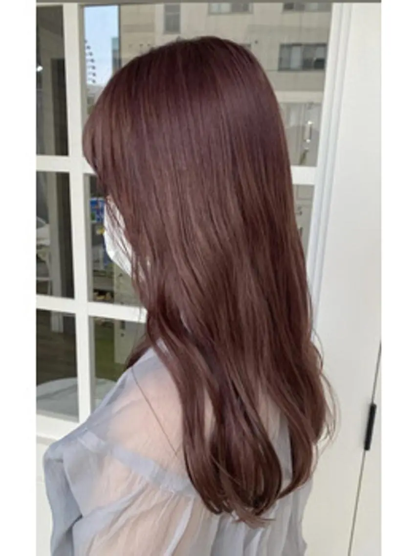 カラー パーマ ヘアアレンジ セミロング セミロングパーマ アディクシーカラー ベージュカラー ブリーチ ケアカラー カット ヘアカラー トリートメント ヘアケア特化型サロン newi 梅田のヘアスタイル