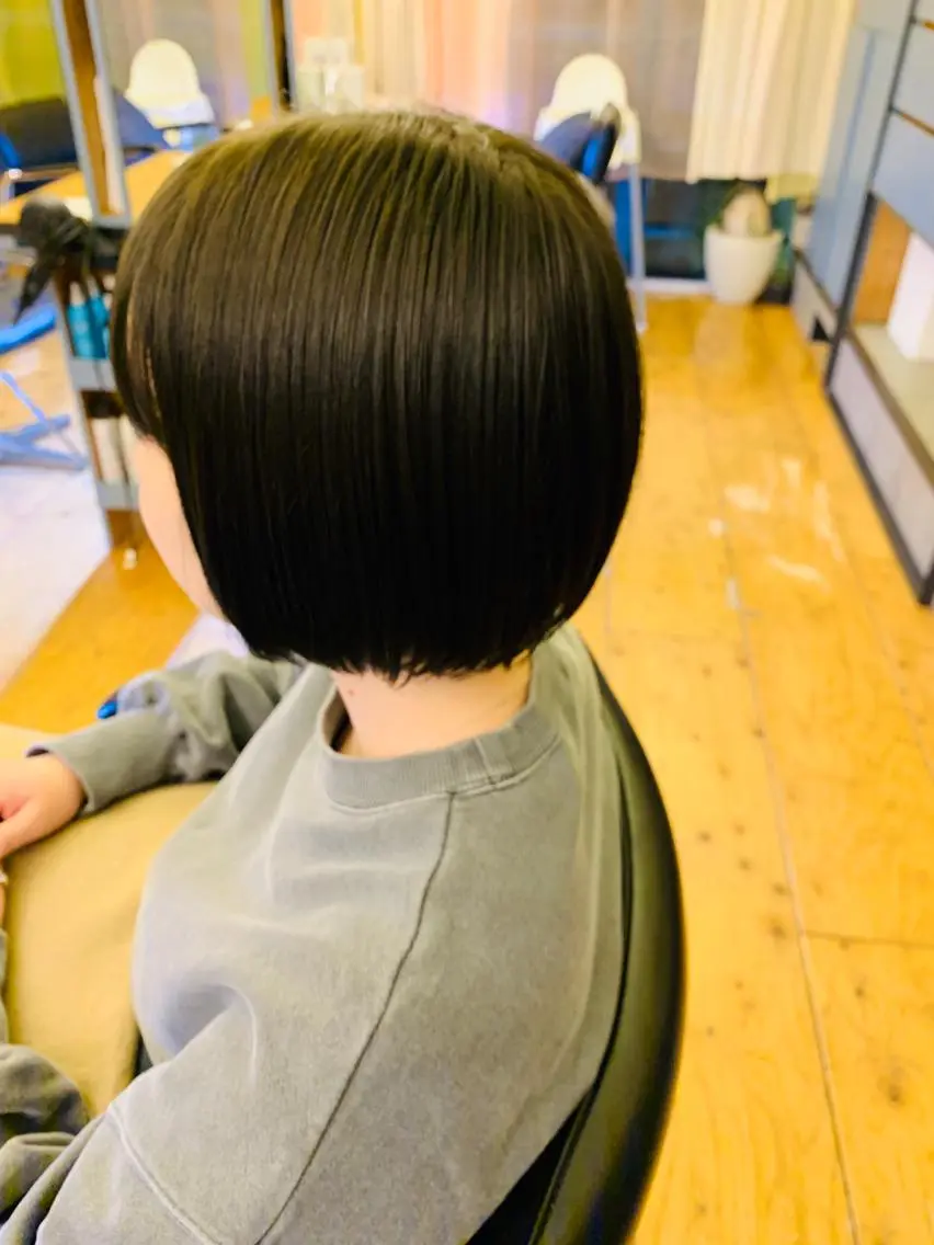 ショート カラー アッシュ Lagom なかだのヘアスタイル