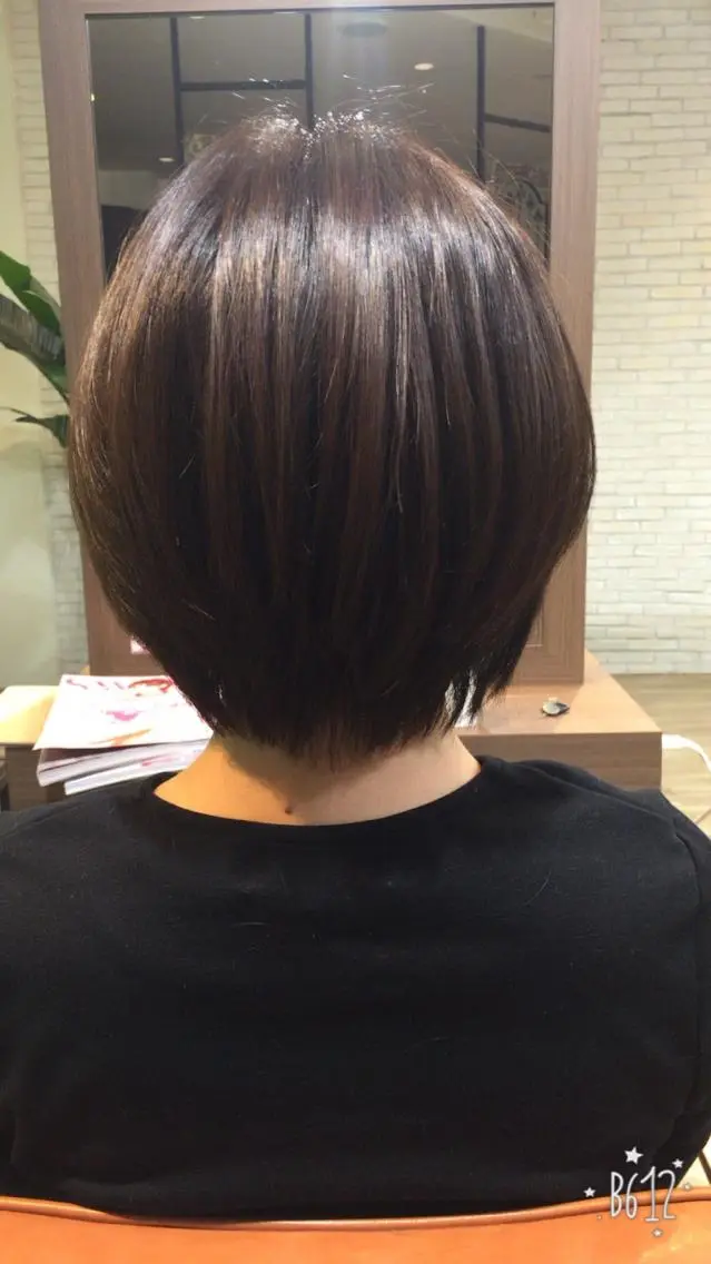 ショート カラー アッシュ ミント kurata miyuuのヘアスタイル