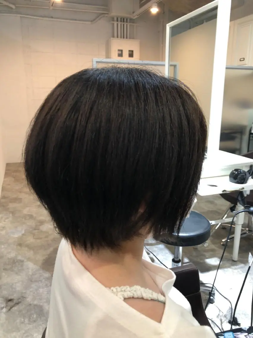 ショート トリートメント カット トリートメント hair care ACRO店長　谷のヘアスタイル