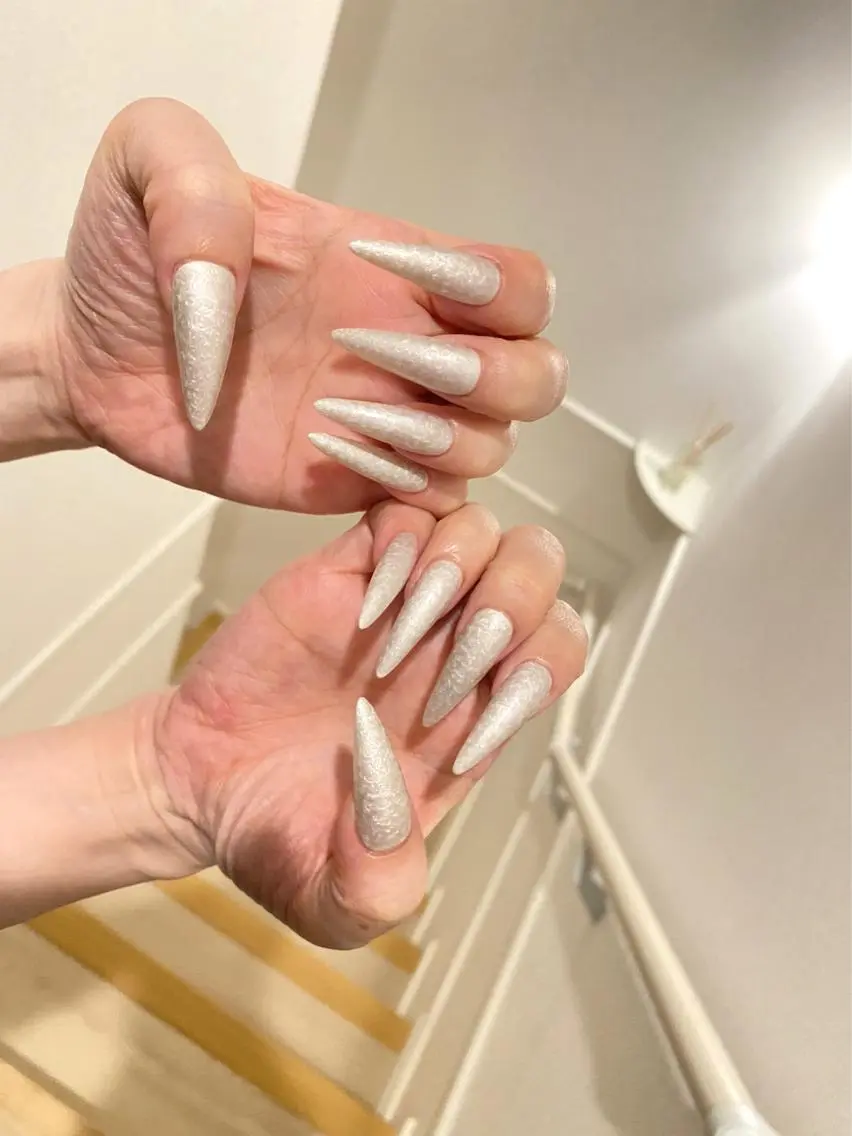 ロング ハンドネイル 🦋Nail Amo🦋のネイルデザイン