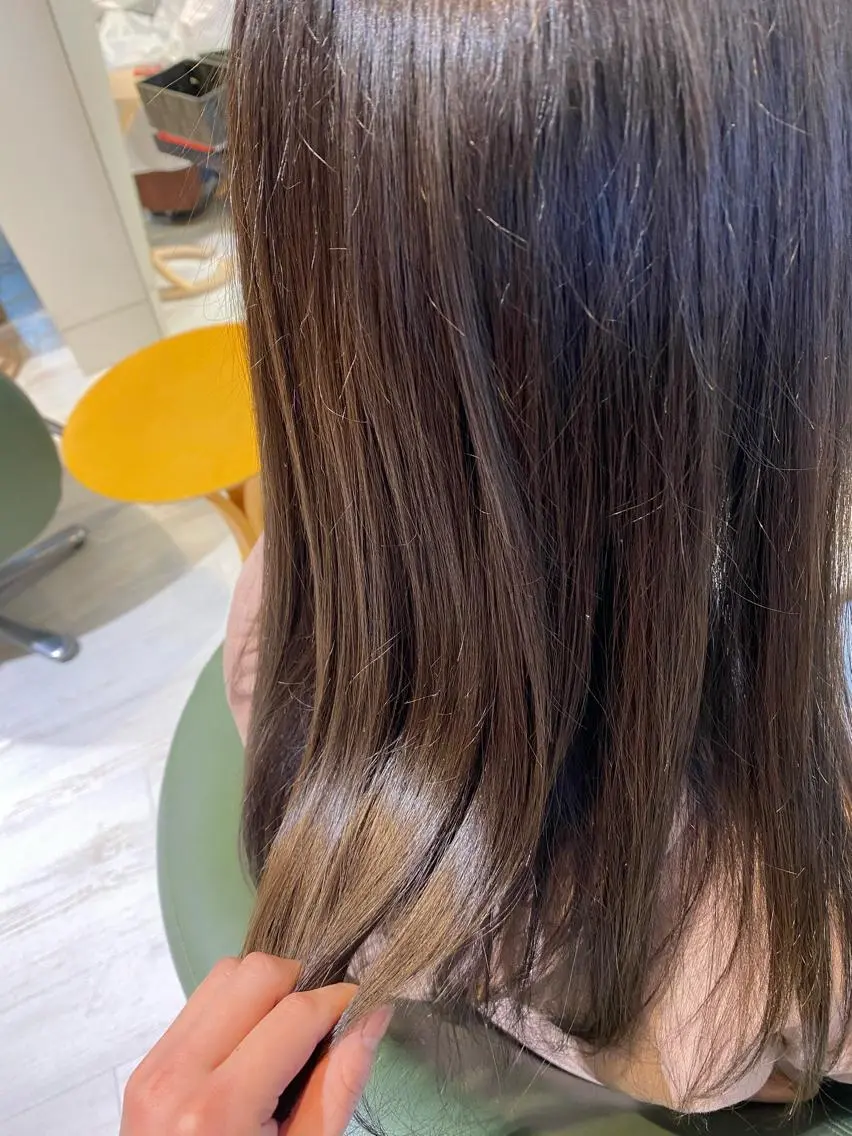 ロング カラー トリートメント 中尾 綺のヘアスタイル