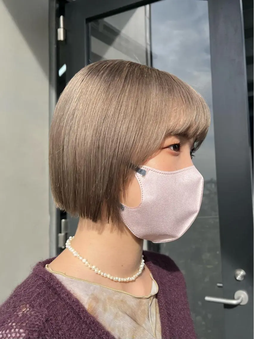 ショート カラー ヘアカラー トリートメント タカノ ノゾミのヘアスタイル