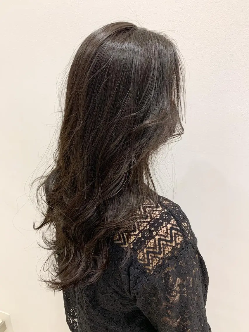 ロング カット ヘアカラー トリートメント 🍀ケアブリーチ カラー🍀坂井のヘアスタイル