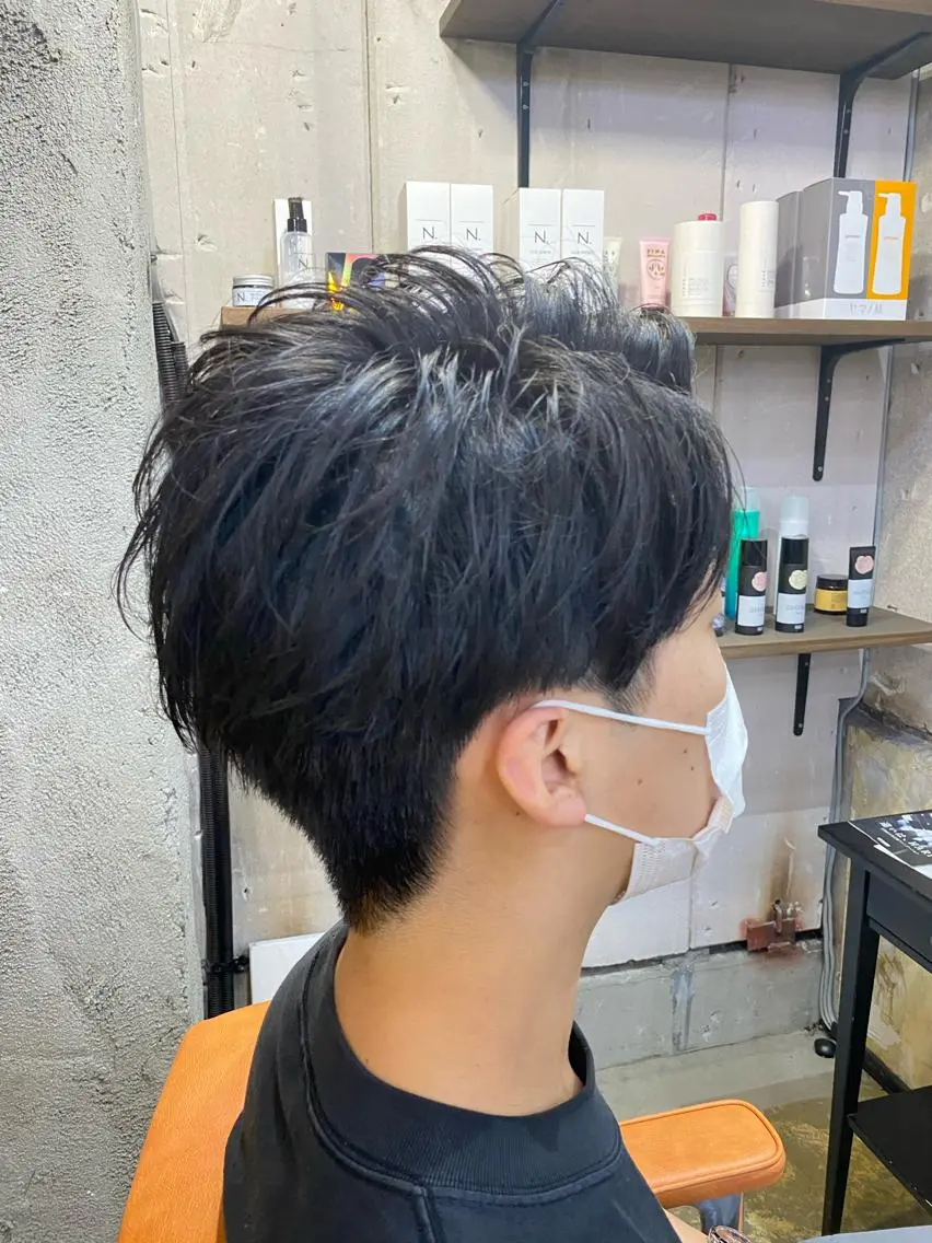 メンズ メンズパーマ 勝河 怜楊のヘアスタイル