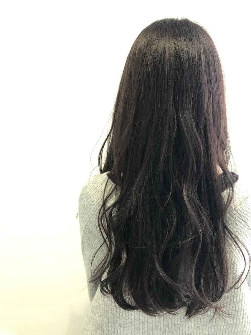 ロング カラー 宮崎 睦のヘアスタイル