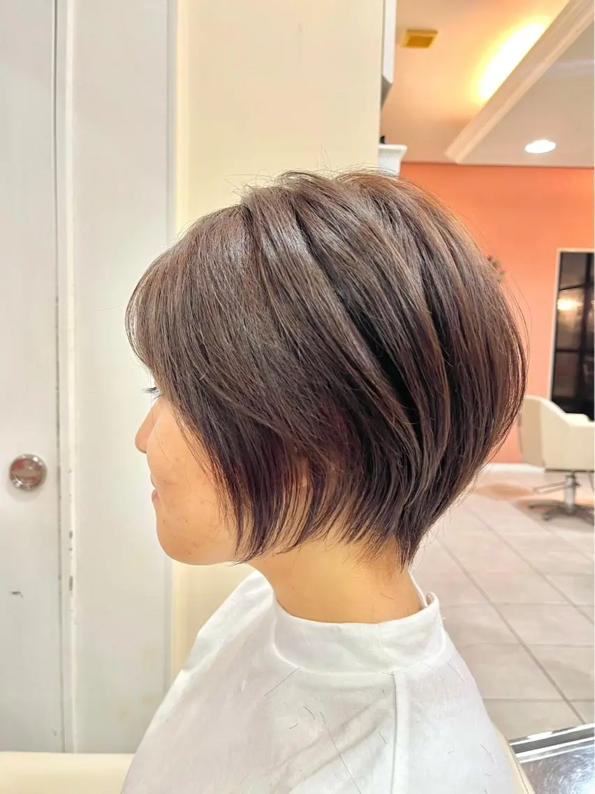 ショート ショートヘア カット ヘアカラー トリートメント 《大人気髪質改善》 プログレス国分寺店のヘアスタイル