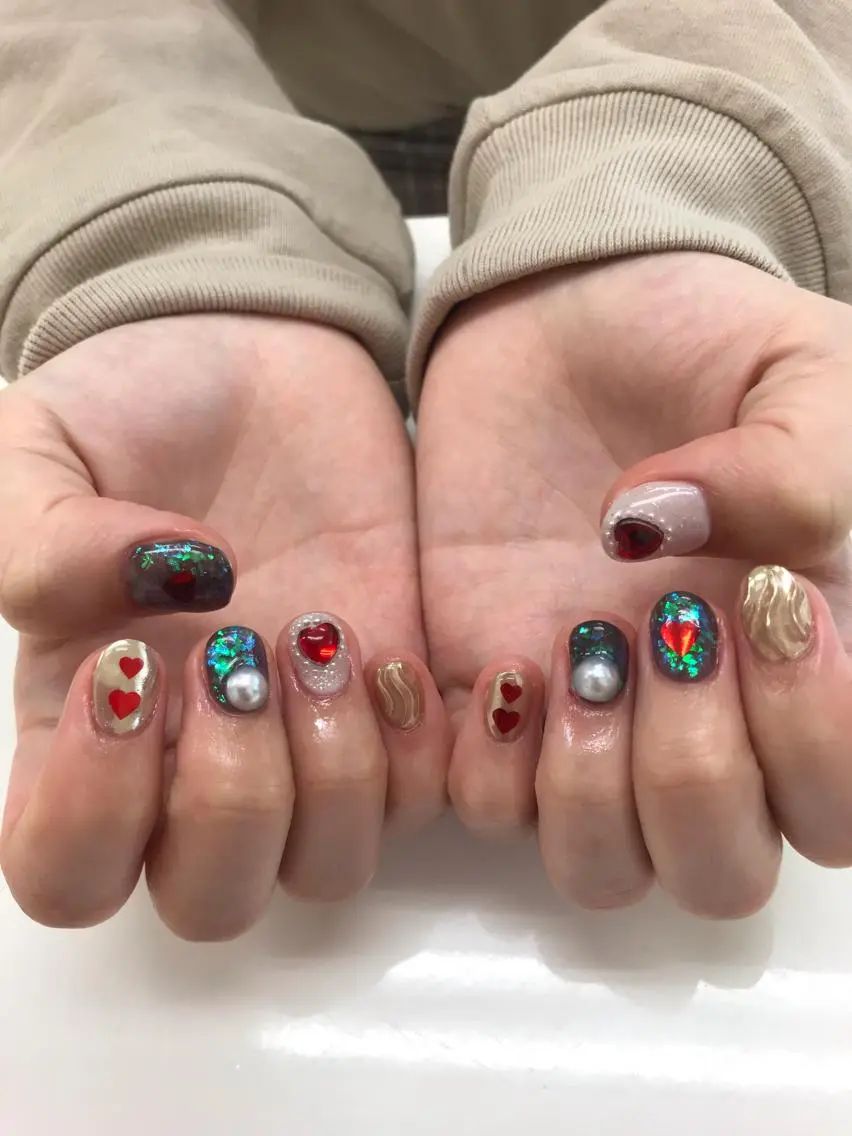 ネイル ハンドネイル Hisaka Mikiのネイルデザイン