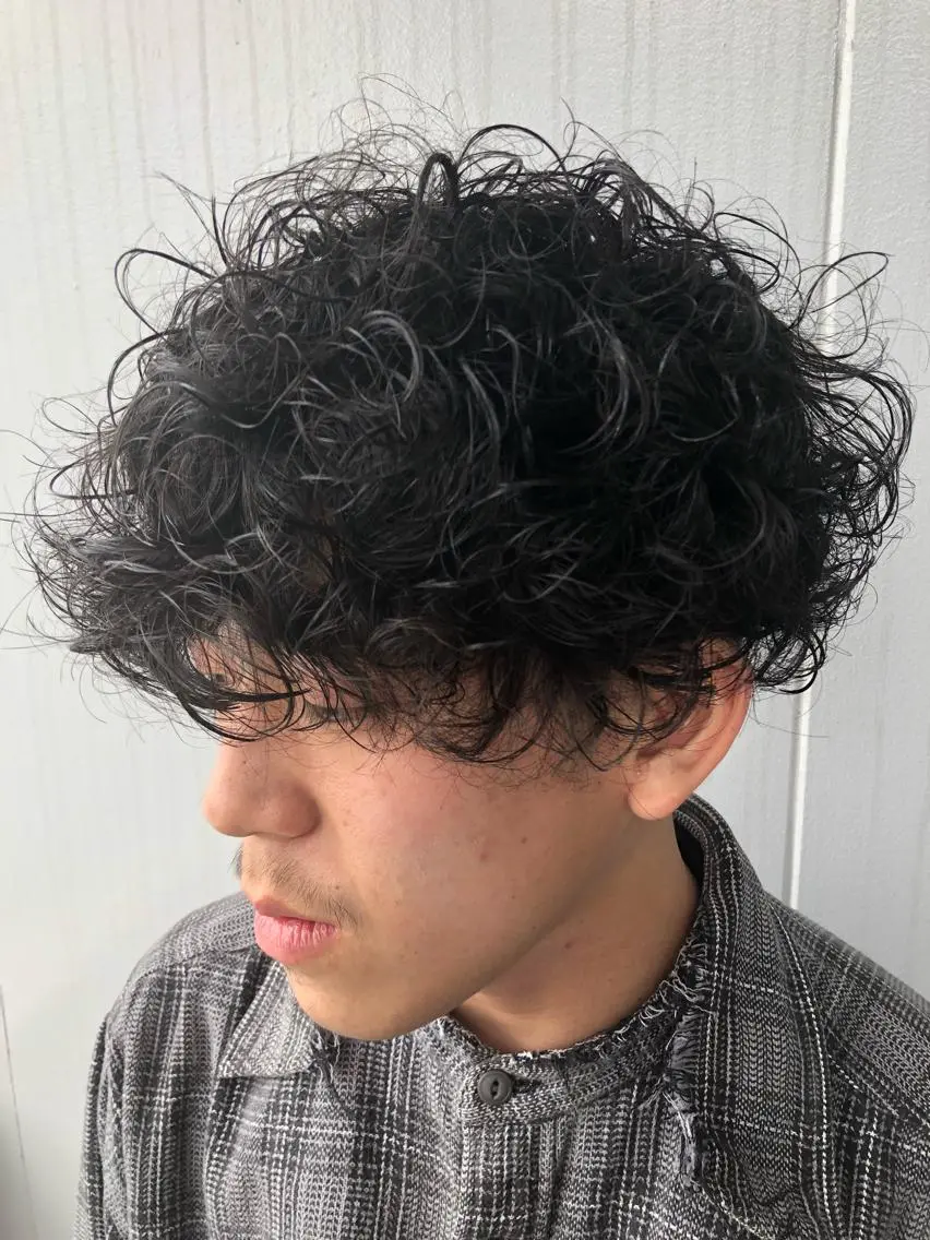 メンズ メンズパーマ 田中 健太郎のヘアスタイル