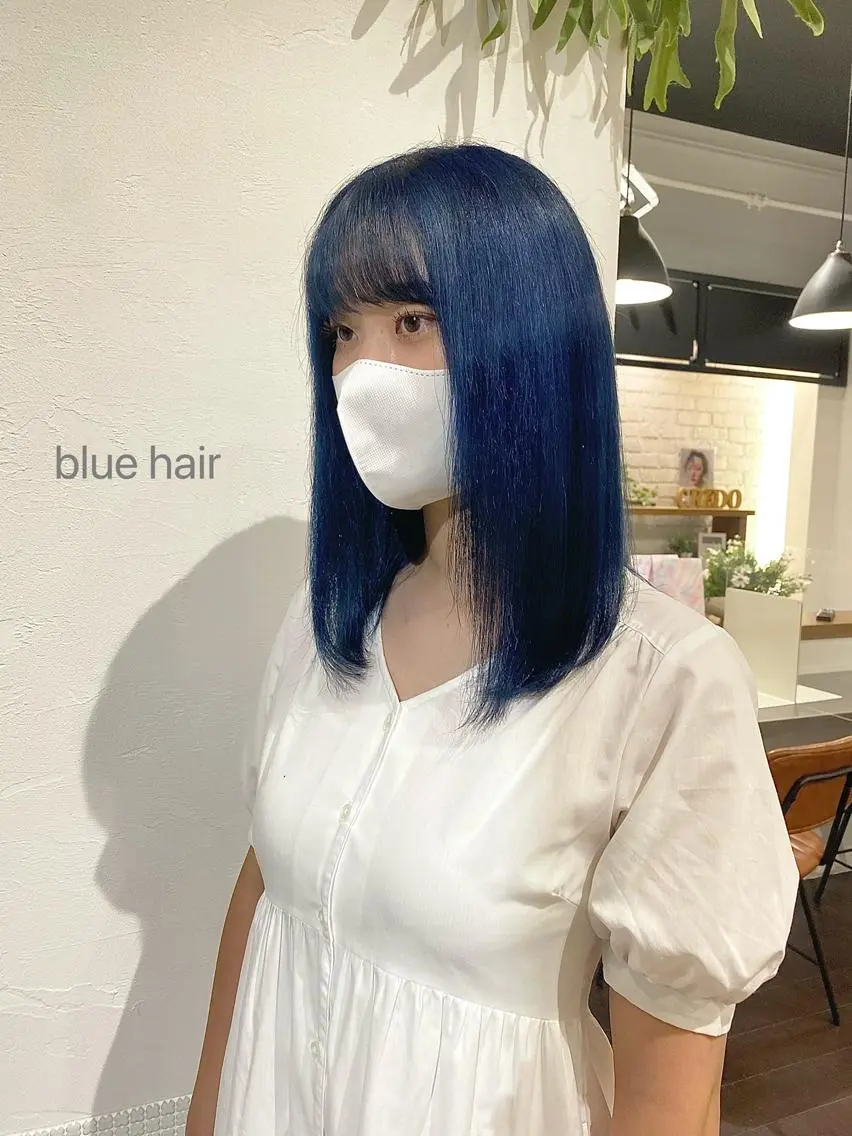 セミロング yume🫧 ハイトーン/ブリーチのヘアスタイル