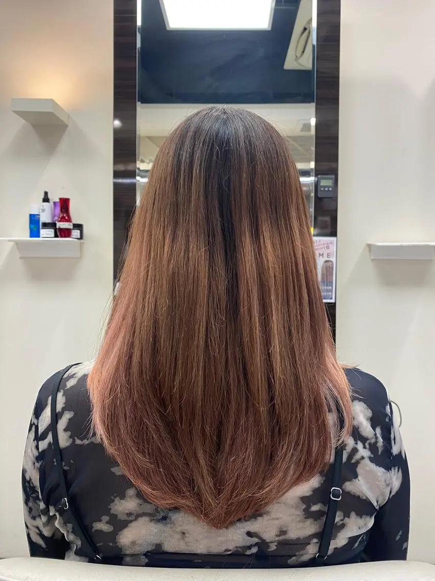 ロング レイヤーカット シャギー 目黒 碧人のヘアスタイル