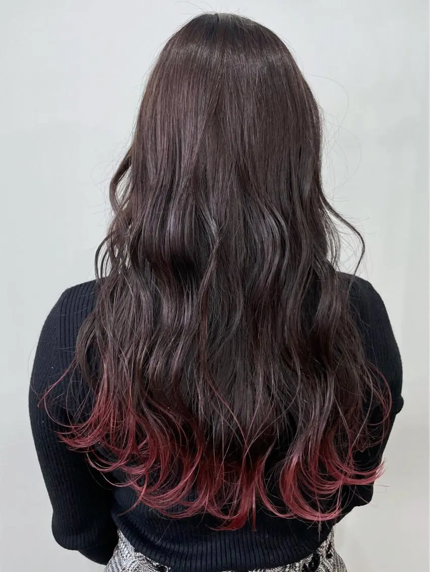 カラー white.梅田 デザインカラー🦄のヘアスタイル