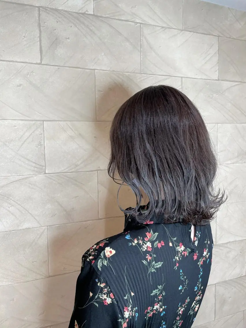 ミディアム カラー パーマ ヘアアレンジ kobayashi $hogoのヘアスタイル
