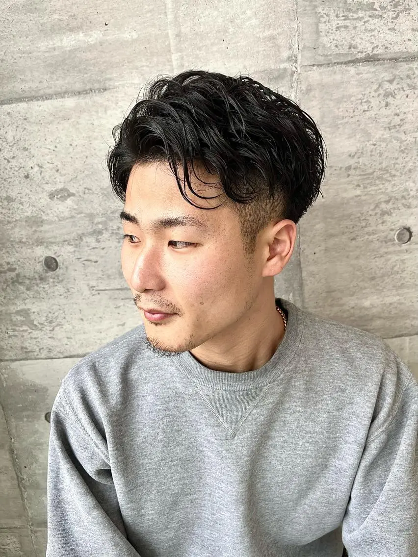パーマ メンズ メンズパーマ 角田 琉希也のヘアスタイル