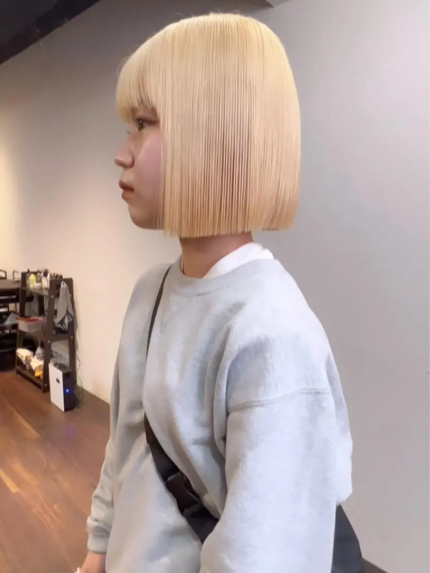 ショート カラー ブリーチ ケアブリーチ ダブルカラー ハイトーンカラー イルミナカラー ヘアカラー トリートメント ヘアセット 🧡色落ちまで2度 楽しめる🧡ヨシキのヘアスタイル