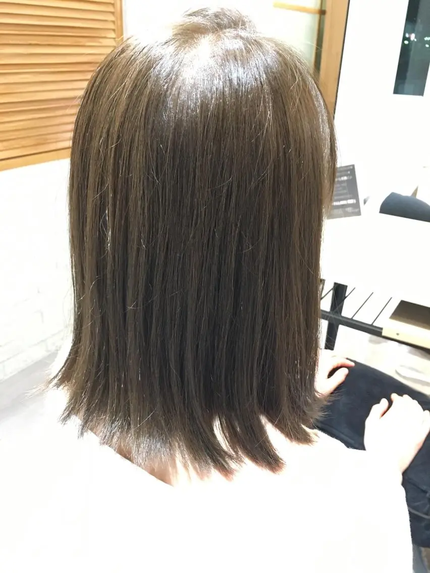 ミディアム カラー ヘアアレンジ 金子 富士のヘアスタイル