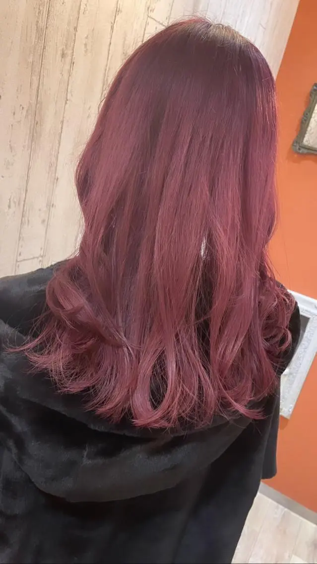 セミロング カラー ブリーチ ♡ yumaのヘアスタイル