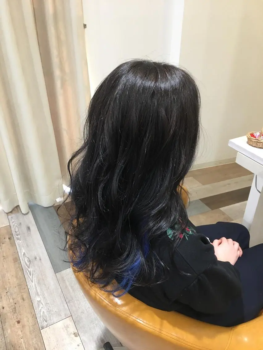 ロング カラー カット ヘアカラー 先着1名様限定 カット無料のヘアスタイル