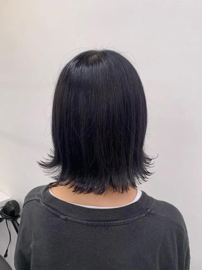 セミロング カラー パーマ ヘアアレンジ メンズ キッズ ネイル マツエク・マツパ 🩵 JURI🩵のヘアスタイル