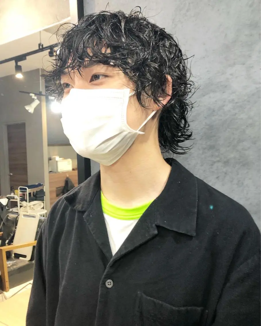 パーマ ヘアアレンジ メンズ カット パーマ トリートメント ヘアセット メンズ特化✂️栗原 侑也のヘアスタイル